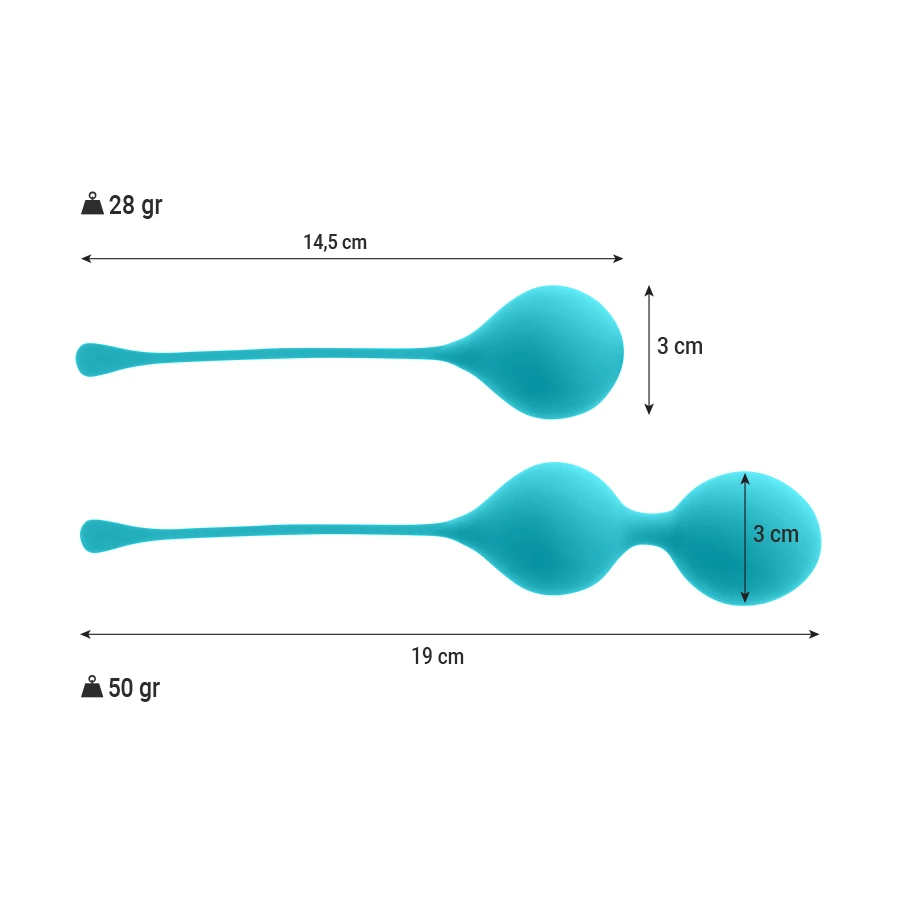 INTENSE - KEGEL BALLS PACK KENDALL BLUE